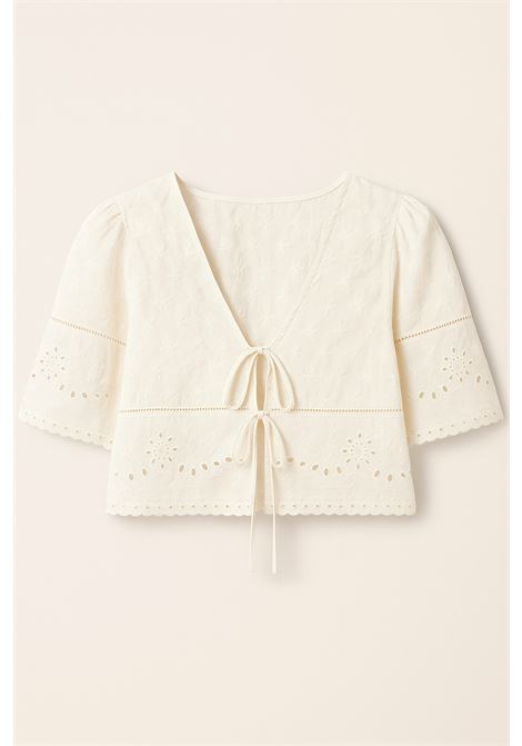 Top Santa Ecru Des Petits Hauts | Top & T-shirt | 1E250497ECRU